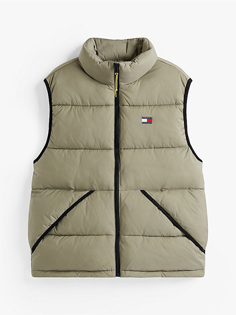 Erkek TJM Vail Puffer Yelek Yeşil DM0DM22069M1L