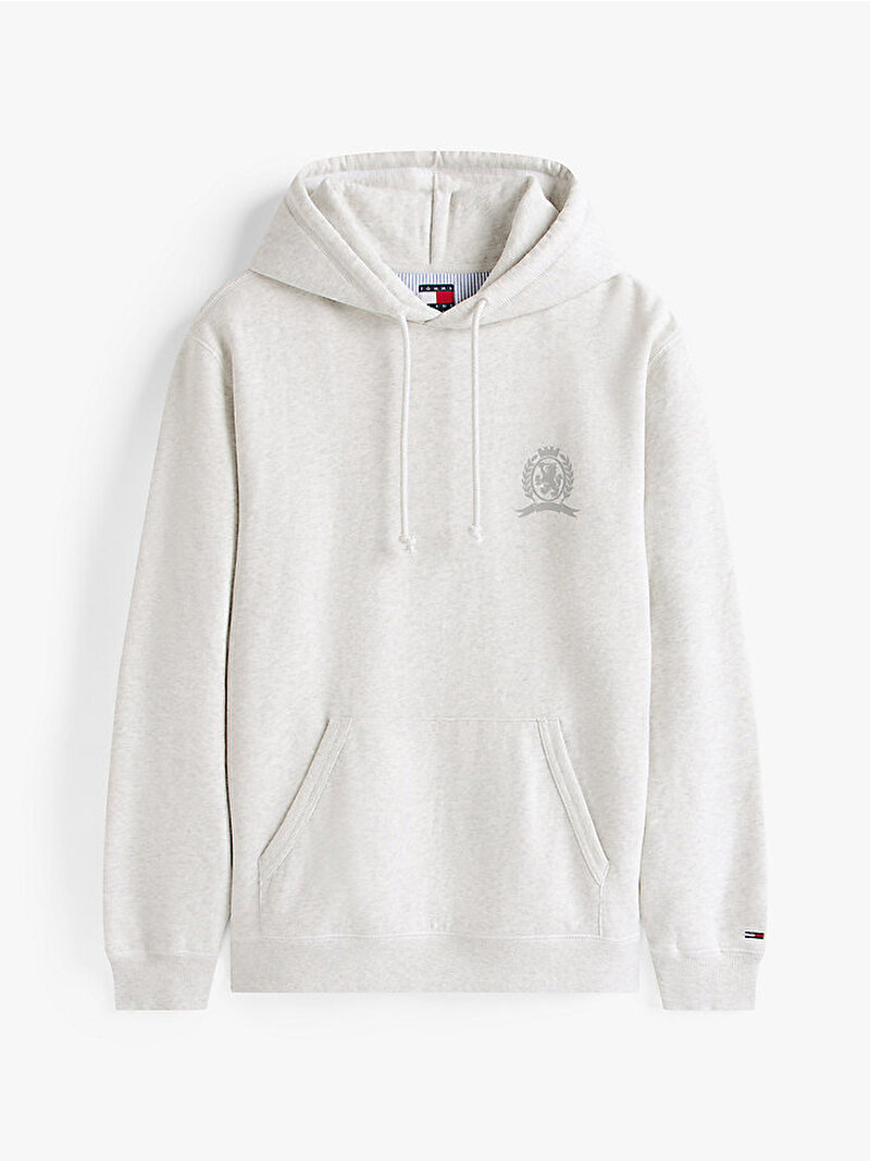 Erkek TJM Reg Washed Crest Sweatshirt Gri DM0DM22085P09