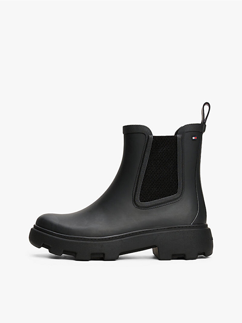 Kadın Rubber Flag Cleated Bot Siyah FW0FW08637BDS