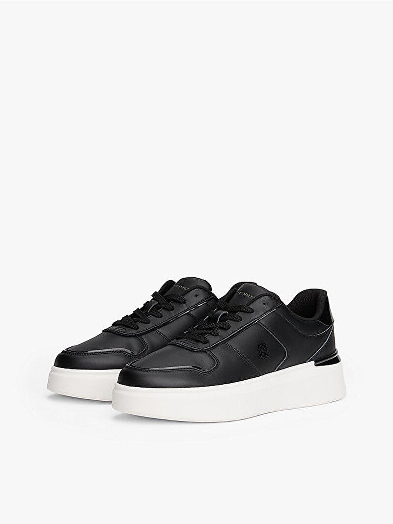 Kadın Patent Platform Sneaker Siyah FW0FW08819BDS