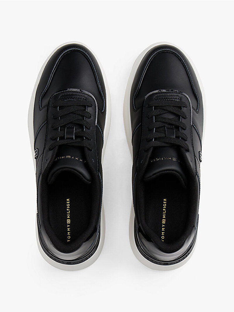 Kadın Patent Platform Sneaker Siyah FW0FW08819BDS