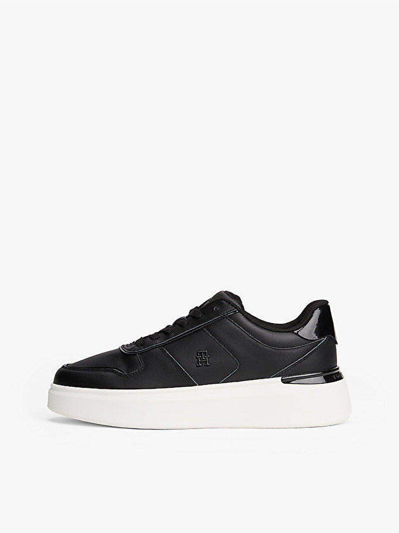 Kadın Patent Platform Sneaker Siyah FW0FW08819BDS