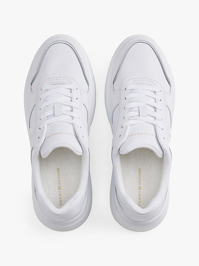 Kadın Patent Platform Sneaker Beyaz  FW0FW08819YBR