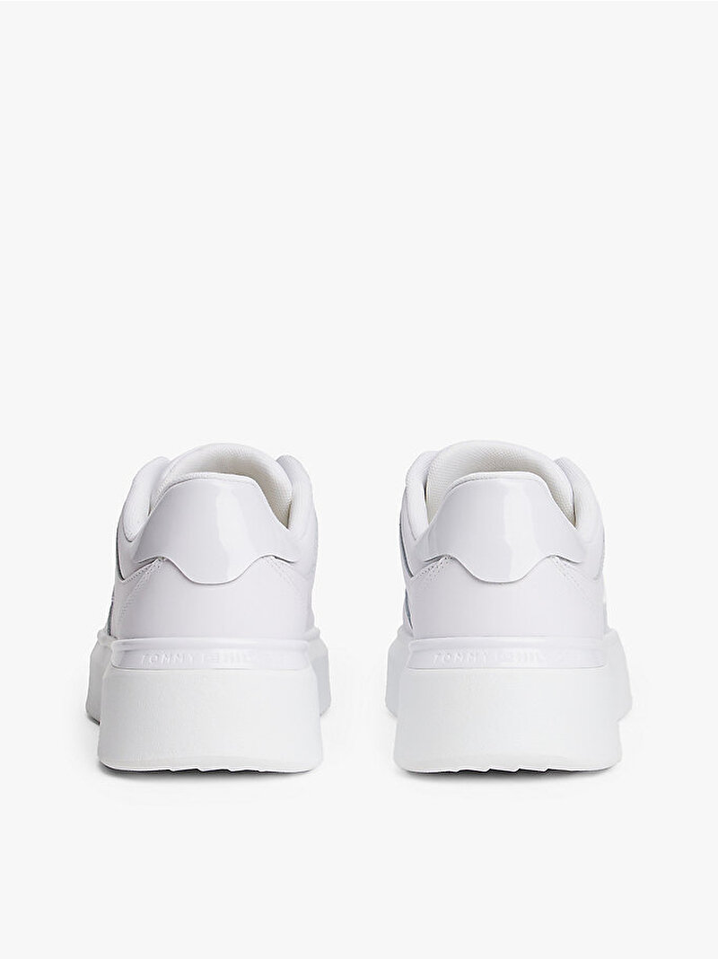 Kadın Patent Platform Sneaker Beyaz  FW0FW08819YBR