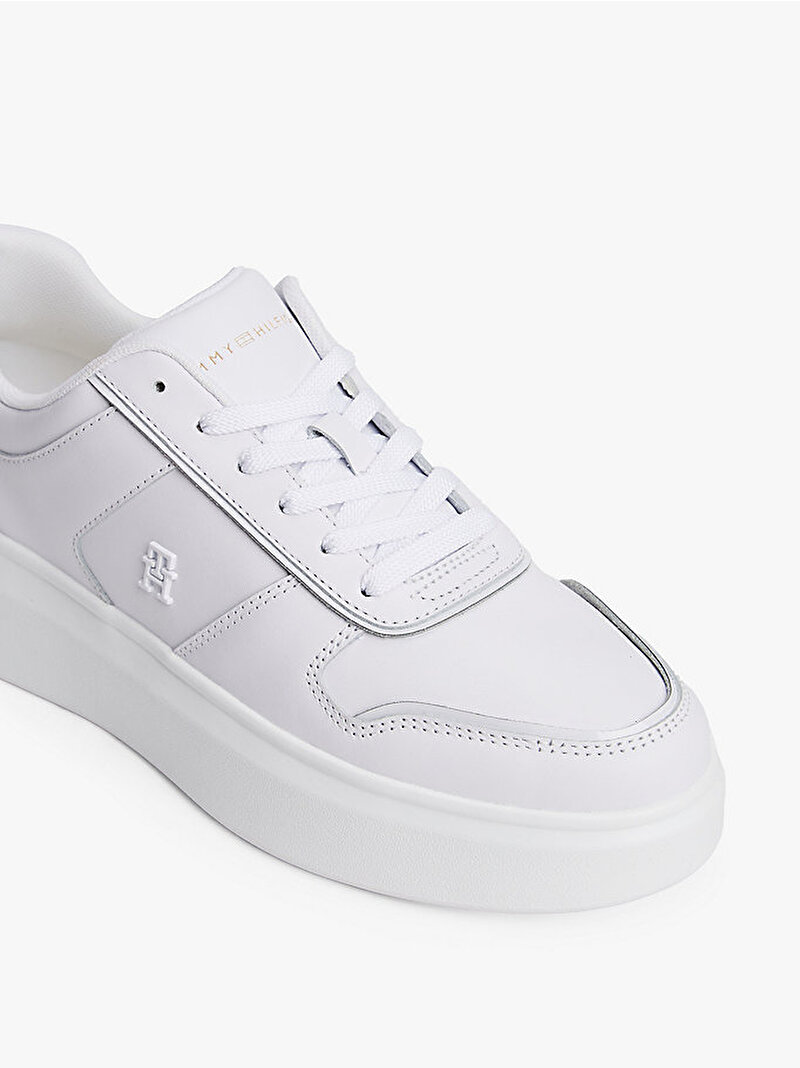 Kadın Patent Platform Sneaker Beyaz  FW0FW08819YBR