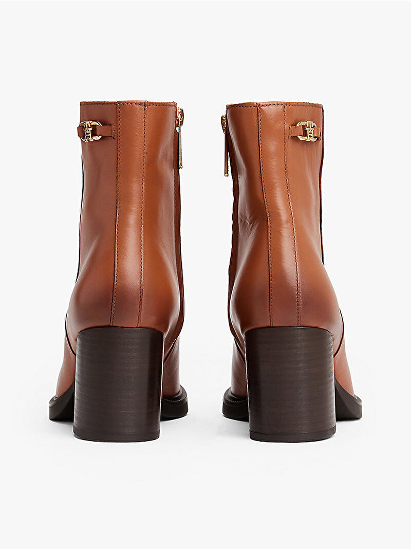Kadın Stacked Heel Bot Kahverengi FW0FW08864GOC