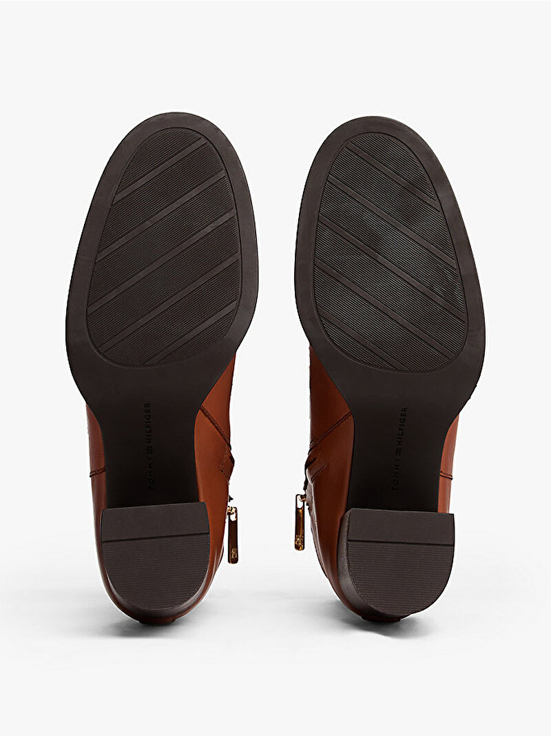 Kadın Stacked Heel Bot Kahverengi FW0FW08864GOC