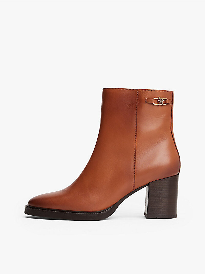 Kadın Stacked Heel Bot Kahverengi FW0FW08864GOC