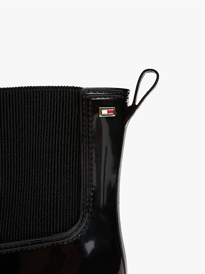Kadın Flag Hardware Yağmur Botu Siyah FW0FW08966BDS