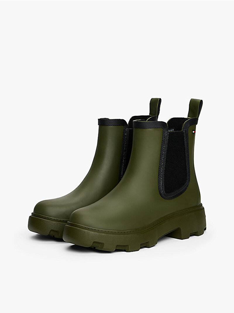 Kadın Flag Ankle Yağmur Botu Yeşil FW0FW08974MT1