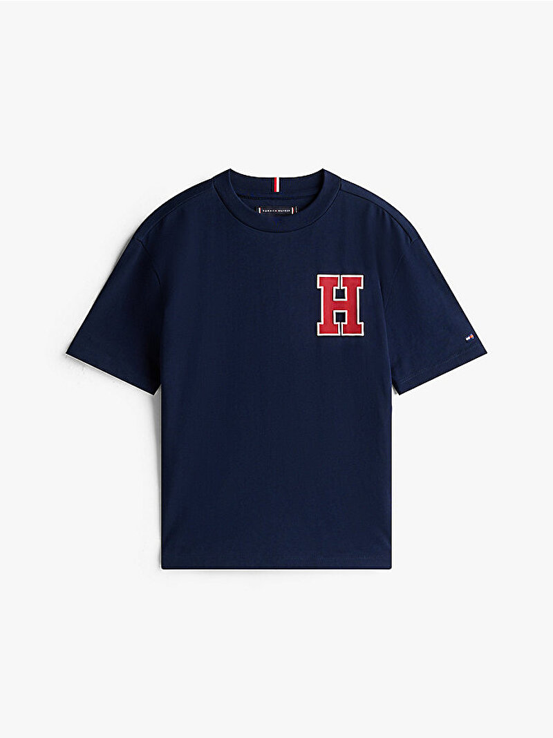 Erkek Çocuk Varsity Front Back T-shirt Lacivert KB0KB09931C1G