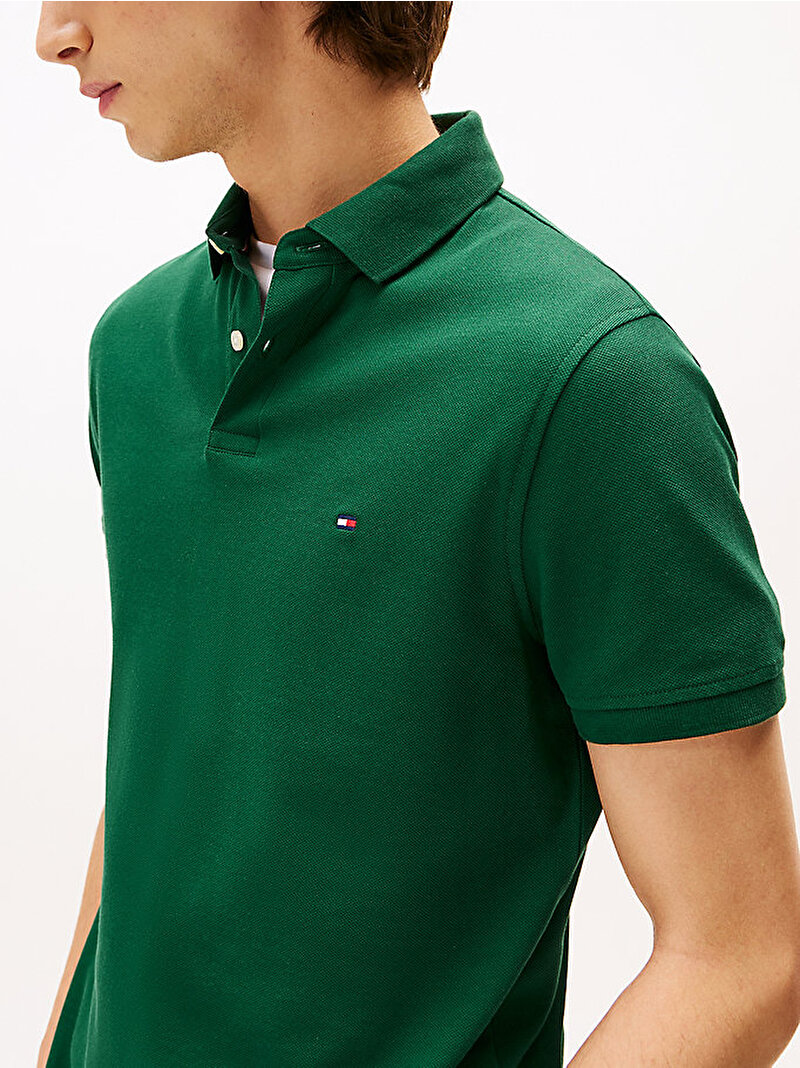Erkek 1985 Regular Polo T-shirt Yeşil MW0MW17770L6K