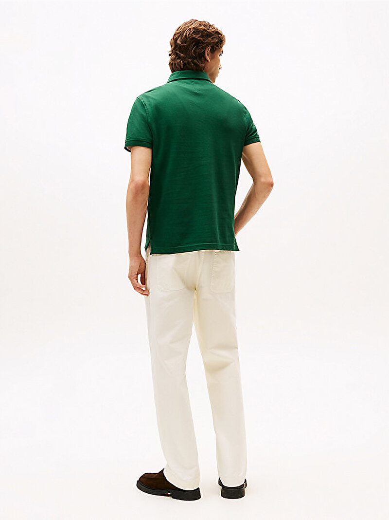 Erkek 1985 Regular Polo T-shirt Yeşil MW0MW17770L6K