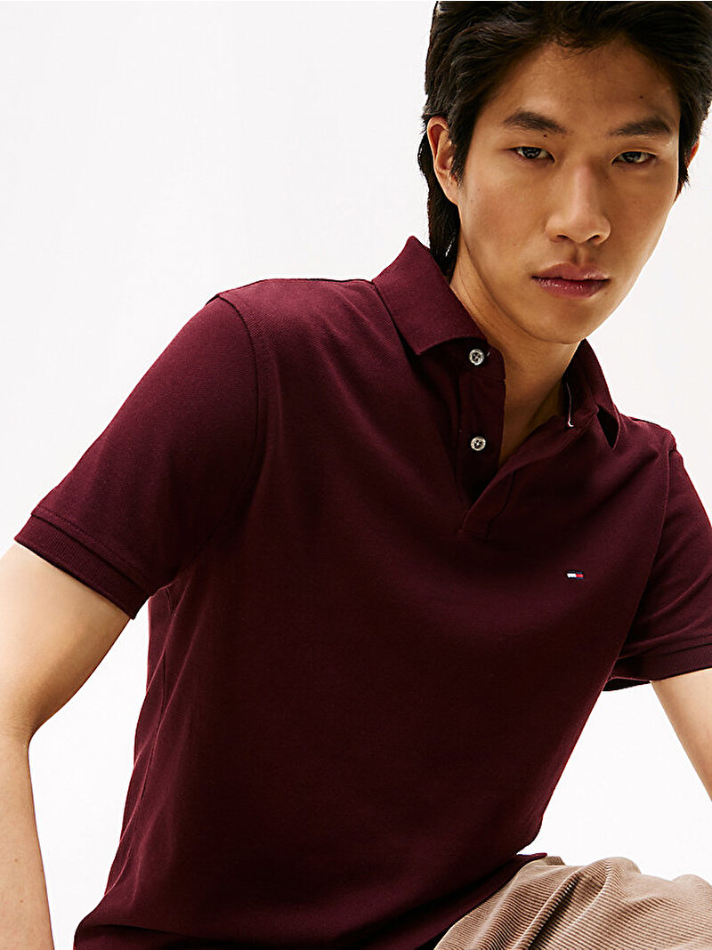 Erkek 1985 Regular Polo T-shirt Kırmızı MW0MW17770XIH