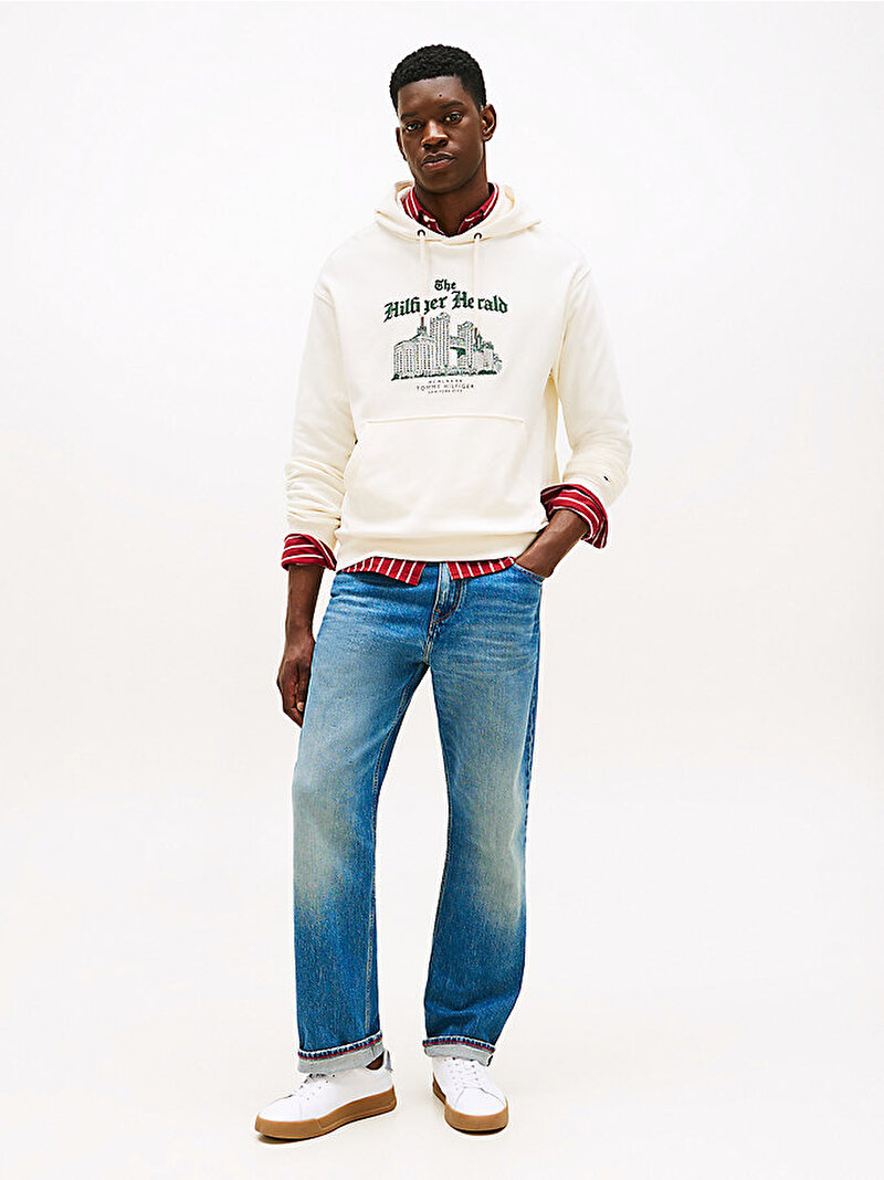 Erkek Herald Sweatshirt Beyaz  MW0MW40066Z00