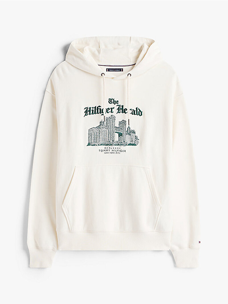 Erkek Herald Sweatshirt Beyaz  MW0MW40066Z00