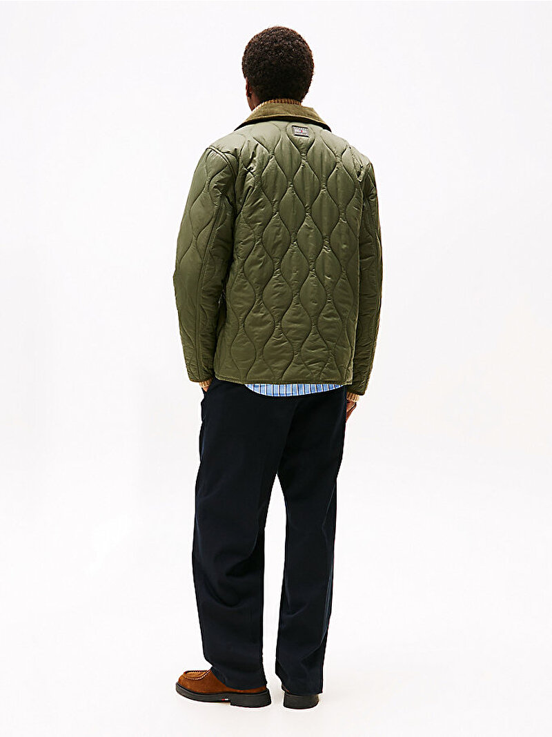 Erkek Mid Onion Quilted Mont Yeşil MW0MW40600PLI