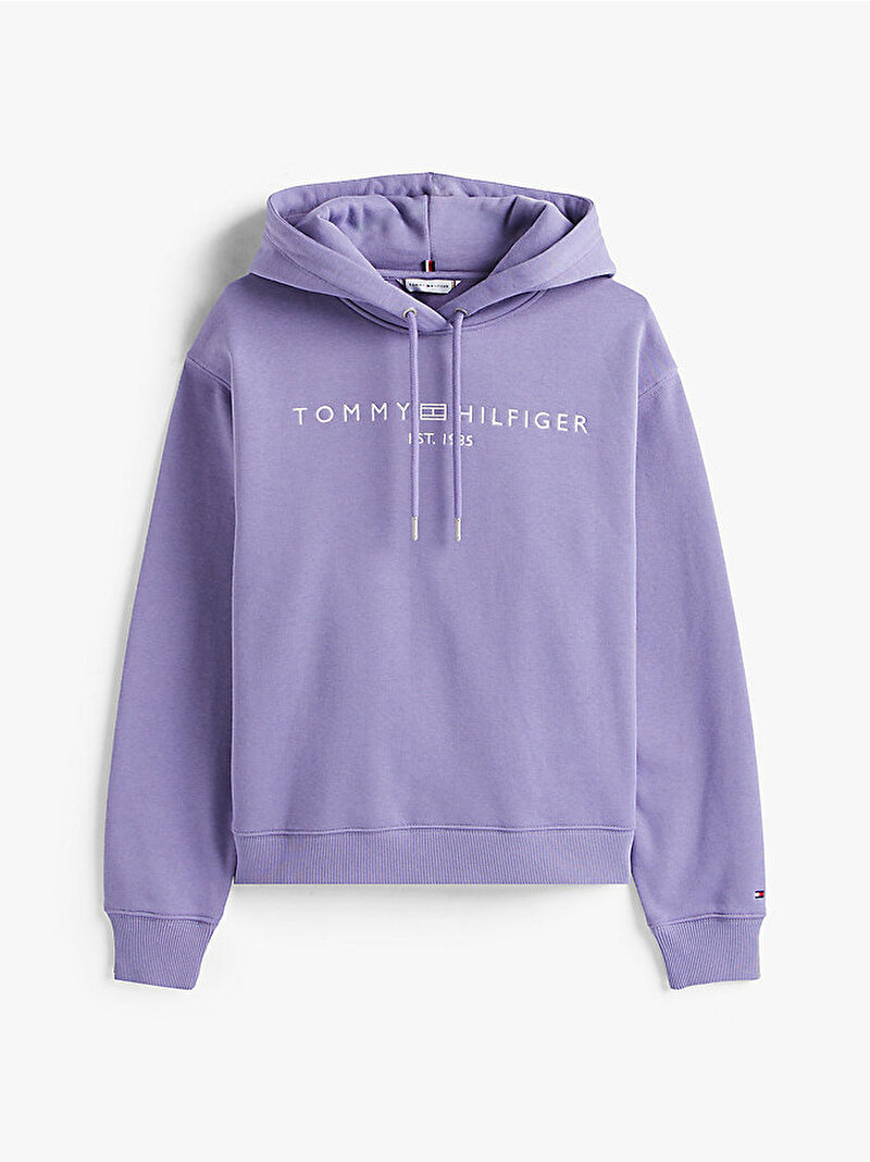 Kadın Modern Reg Corp Logo Sweatshirt Mor WW0WW43598W0G