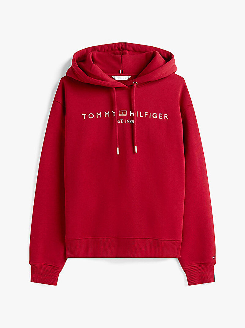 Kadın Modern Reg Corp Logo Sweatshirt Kırmızı WW0WW43598XIT