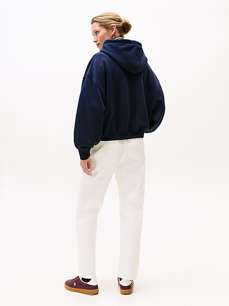 Kadın Classic Fleece Sweatshirt Lacivert WW0WW47459C1G