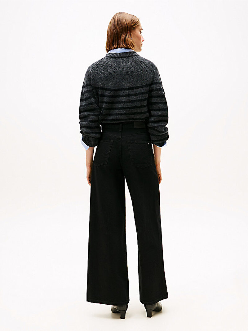 Kadın Denim Black 70's Jean Pantolon Siyah WW0WW482541BY
