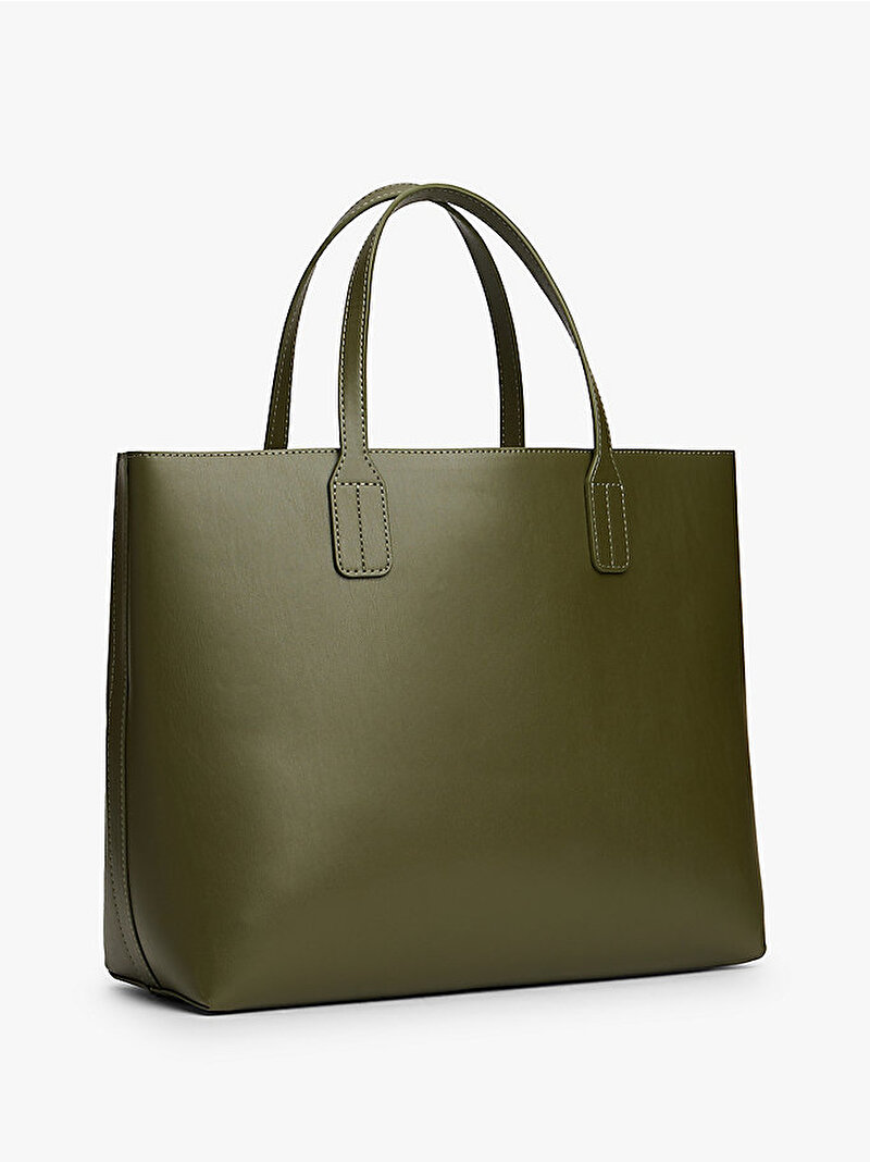 Kadın TH Icon Satchel Çanta Yeşil AW0AW17683MT1