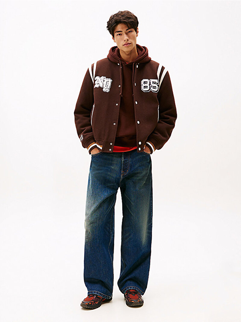 Erkek TJM Best Varsity Bomber Ceket Kırmızı DM0DM22043GS7