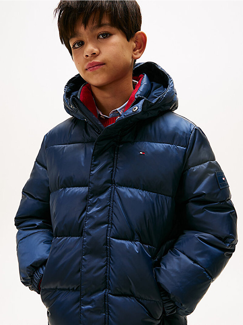 Erkek Çocuk Essential Padded Mont Lacivert KB0KB10002C1G