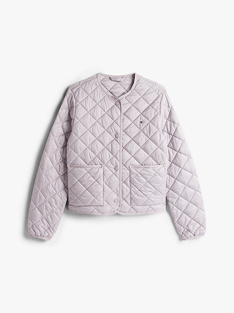 Kadın Padded Quilted Puffer Mont Pembe  WW0WW47290VK8