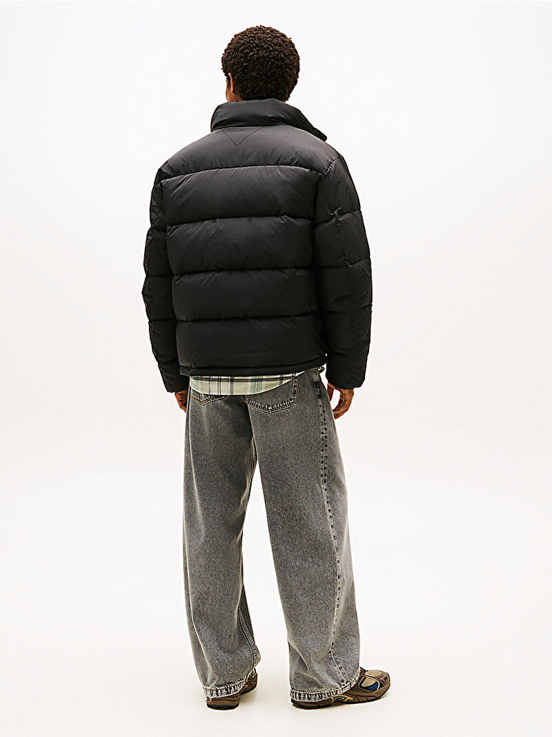 Erkek TJM Vail Puffer Mont Siyah DM0DM22040BDS