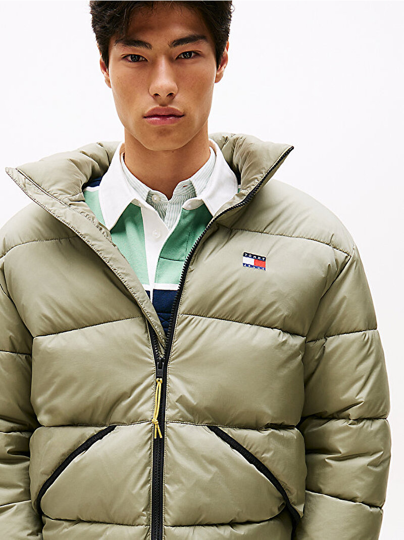 Erkek TJM Vail Puffer Mont Yeşil DM0DM22040M1L