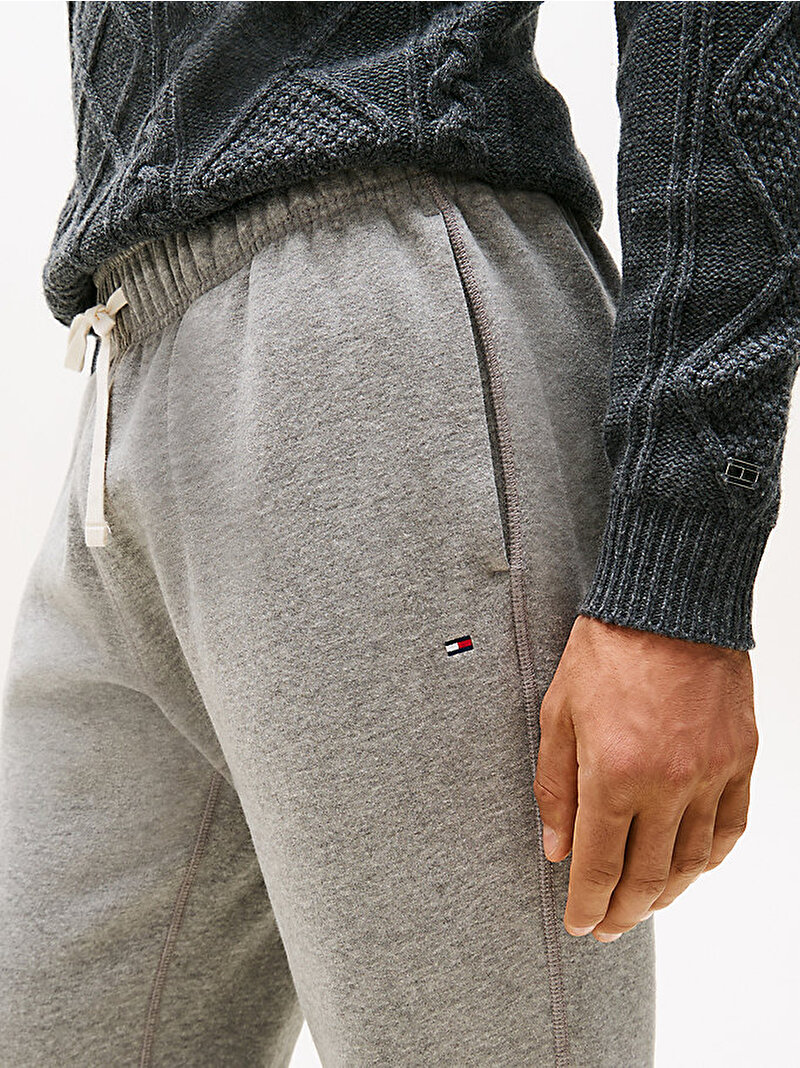 Erkek Essential Fleece Eşofman Altı Gri MW0MW37231P91