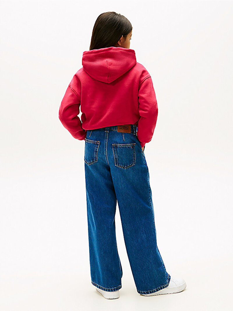 Kız Çocuk Mabel Pleats Jean Pantolon Lacivert KG0KG087691BJ