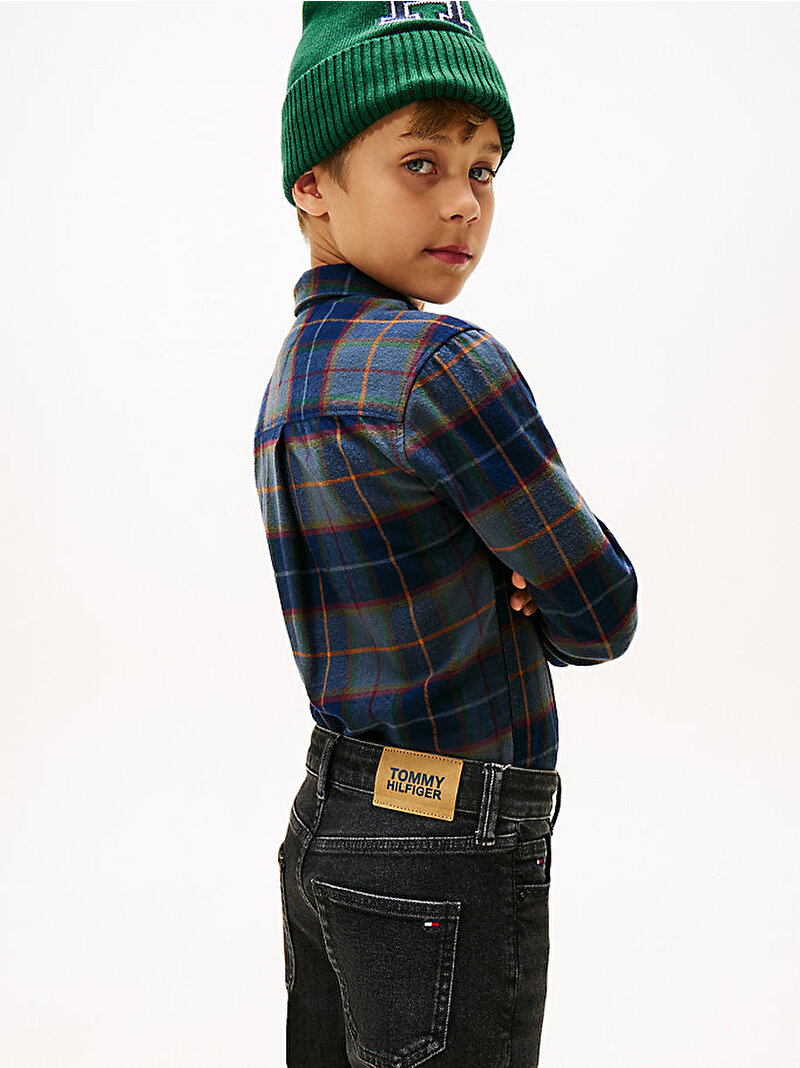 Erkek Çocuk Modern Straight Jean Pantolon Siyah KB0KB099191BY
