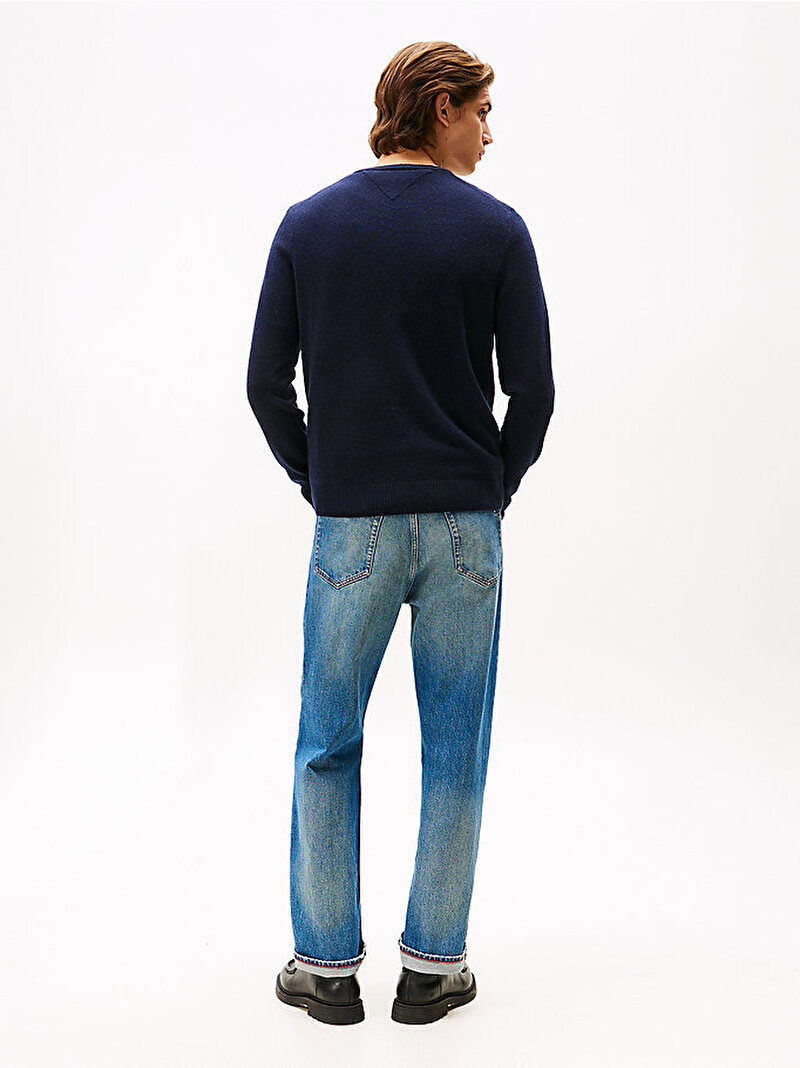 Erkek Cashmere Kazak Lacivert MW0MW40552DW5