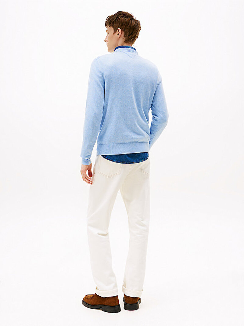 Erkek Essential Cotton Kazak Mavi  MW0MW39999DV5