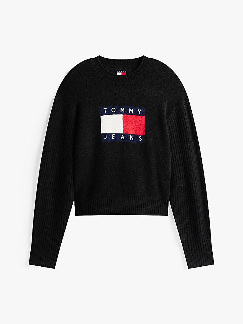 Kadın TJW Melange Flag Kazak Siyah DW0DW21782HEV
