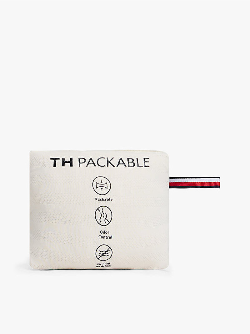 Erkek Packable Performance Polo T-shirt Beyaz  MW0MW40430Z00