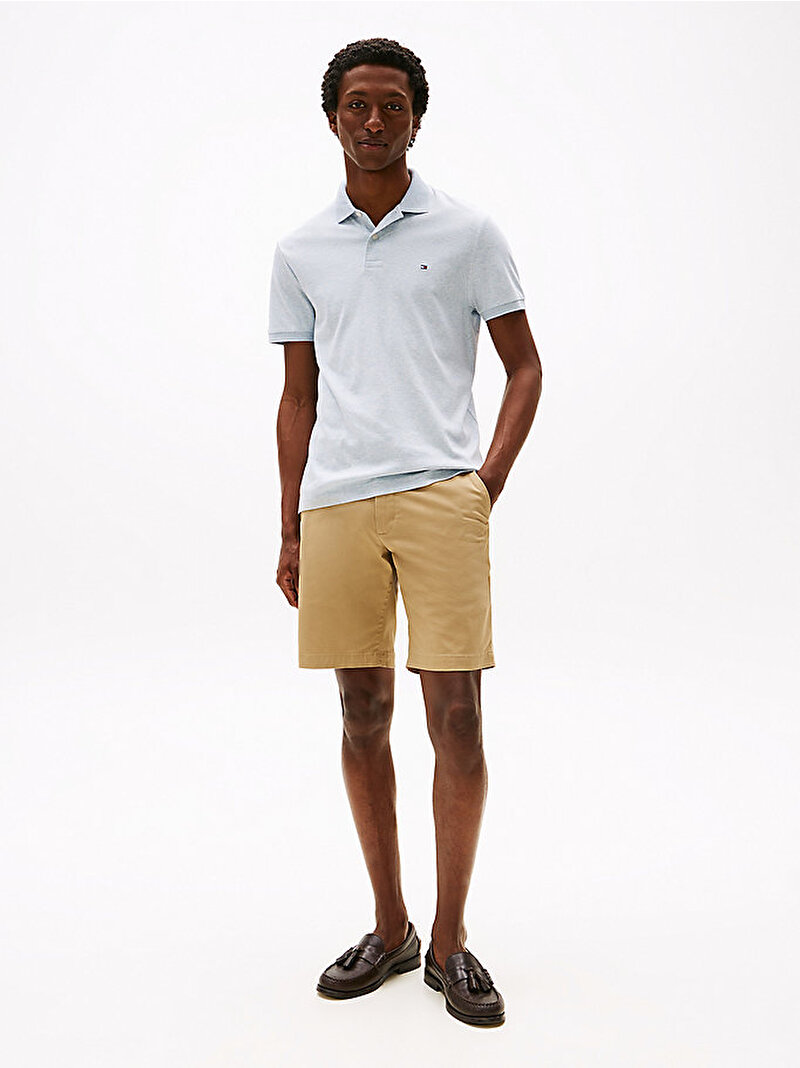 Erkek Liquid Cotton Polo T-shirt Mavi  MW0MW39994DS9