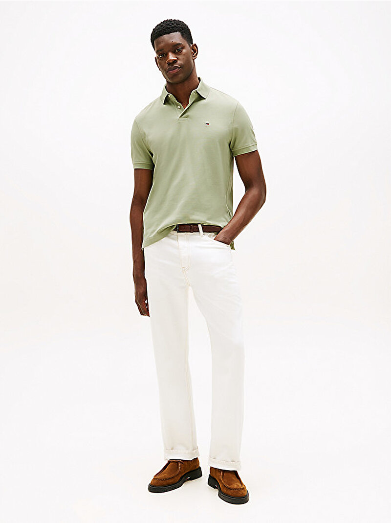 Erkek 1985 Regular Polo T-shirt Yeşil MW0MW17770L9A