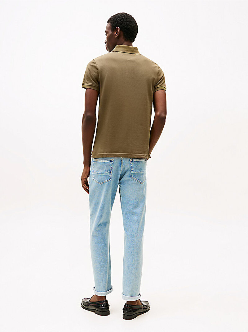 Erkek 1985 Slim Polo T-shirt Yeşil MW0MW17771RBN