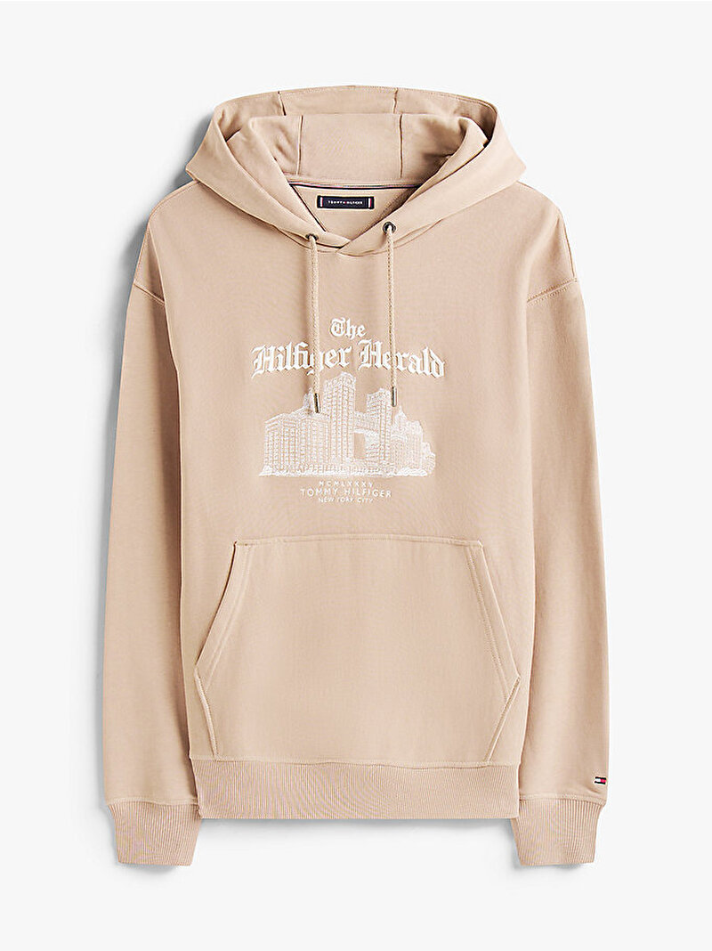 Erkek Herald Skyline Hoodie Bej  MW0MW40066AFE