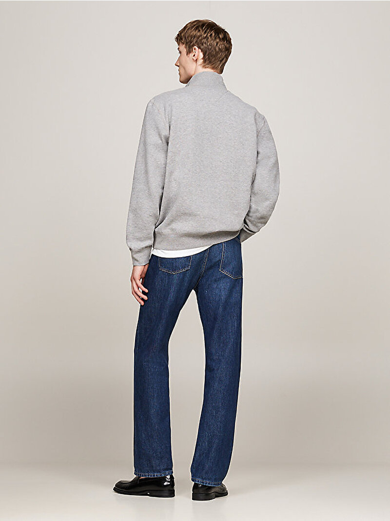 Erkek Essential Fleece Sweatshirt Gri MW0MW37233P91