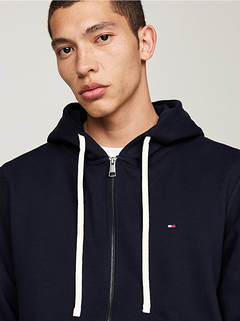 Erkek Essential Fleece Sweatshirt Lacivert MW0MW37234DW5