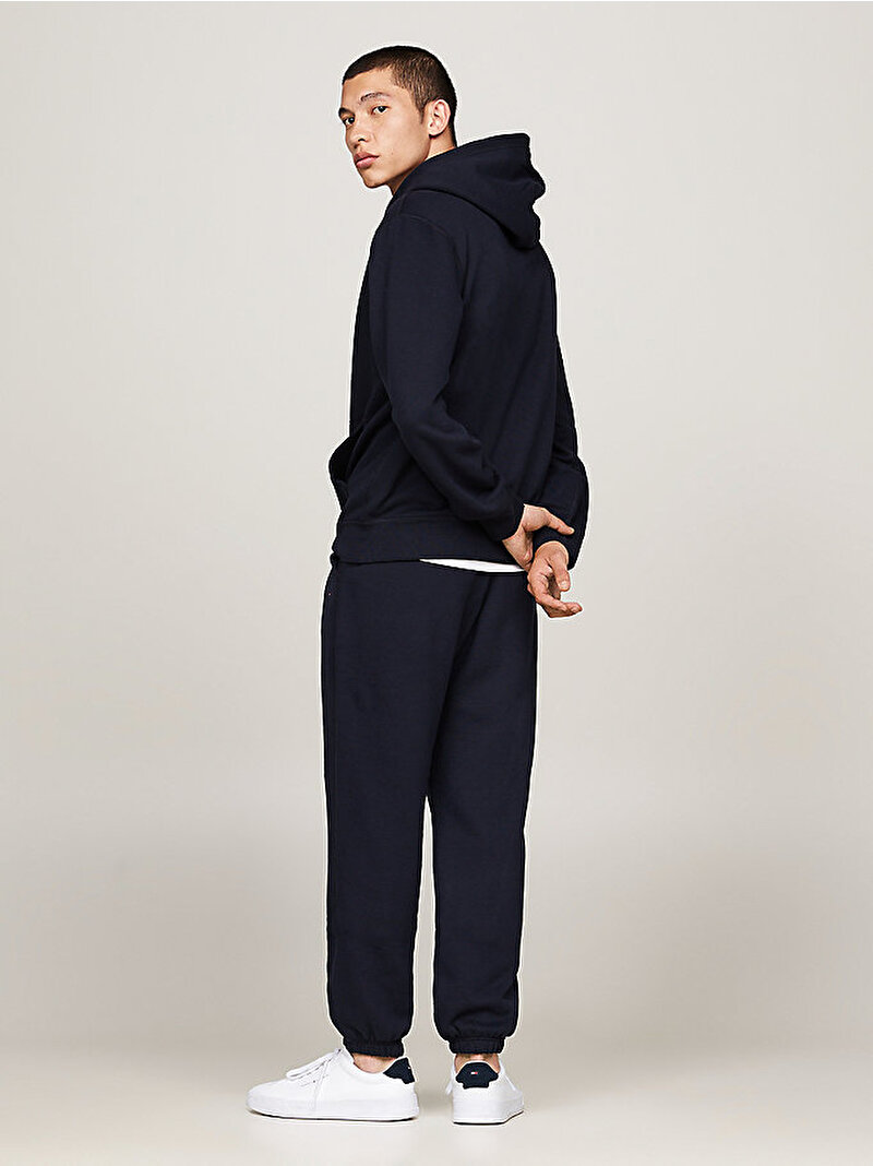 Erkek Essential Fleece Sweatshirt Lacivert MW0MW37234DW5