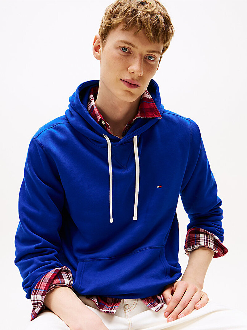 Erkek Essential Seasonal Fleece Sweatshirt Mavi  MW0MW39997D03