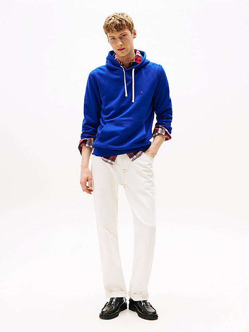 Erkek Essential Seasonal Fleece Sweatshirt Mavi  MW0MW39997D03