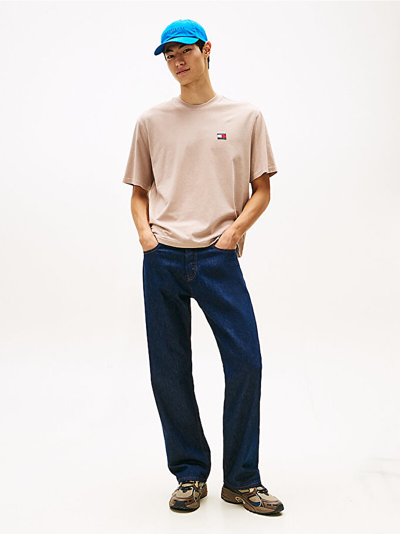 Erkek TJM 90s New Classic T-shirt Bej  DM0DM21975AFE