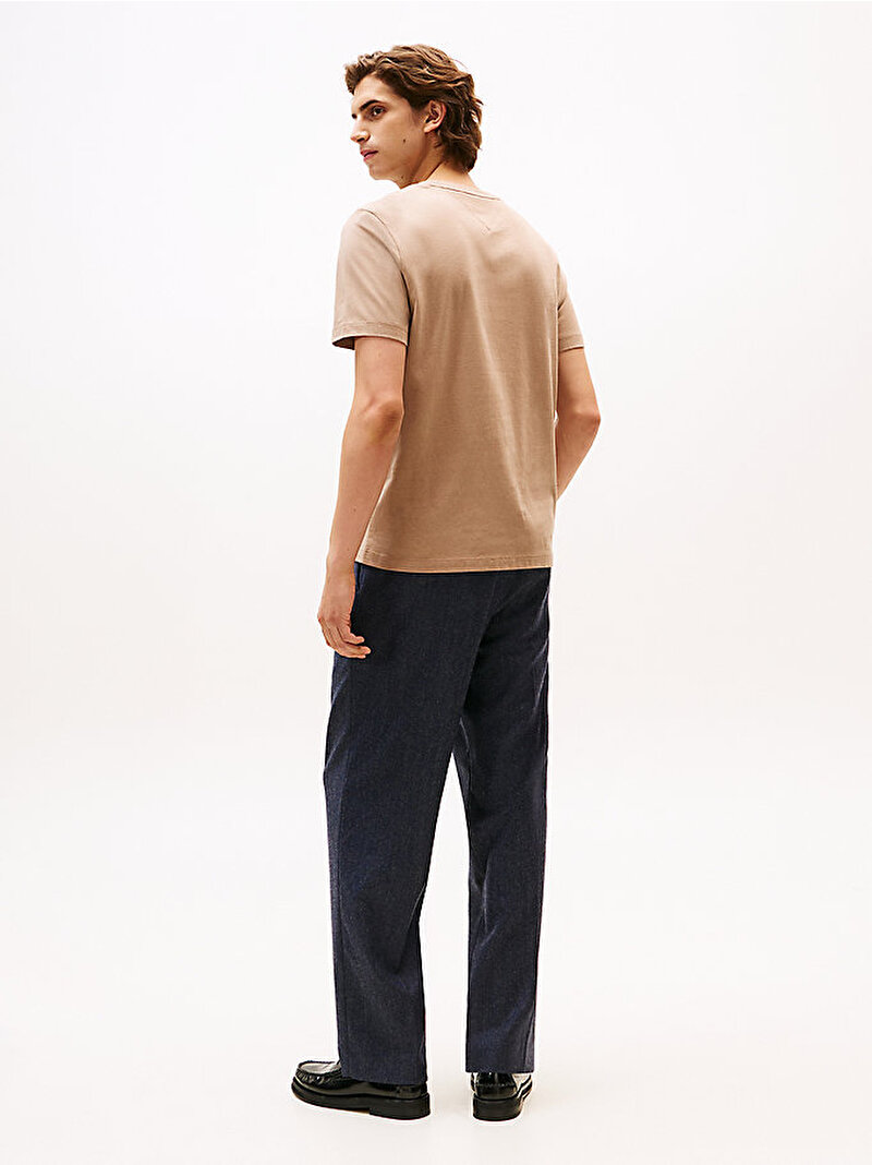 Erkek Essential Seasonal Regular Fit T-shirt Bej  MW0MW39995AFE