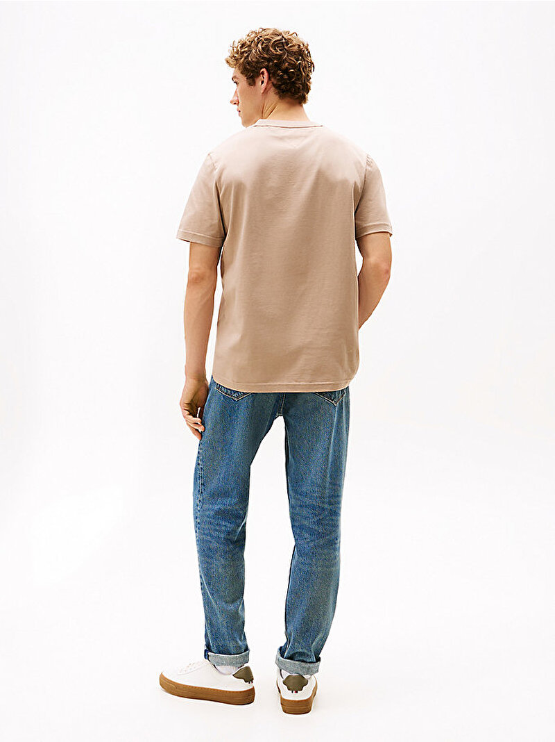 Erkek Hilfiger Arch T-shirt Bej  MW0MW40015AFE